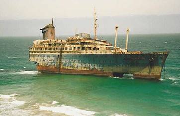 Im Jahr 2001: Das Vorderschiff immer noch gut erhalten ... 