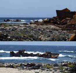 Juni 2000: Die Massira I wird zerlegt ...