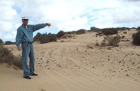 Ende fr den Opel: Die Sandpassage bergauf als K.O.-Kriterium ...