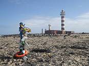 Kunst am Leuchtturm ...