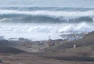 Die Winter-Sturmflut bricht herein ...