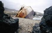 Jucar 1992: Das Meer hat sie bereits umgeworfen ...