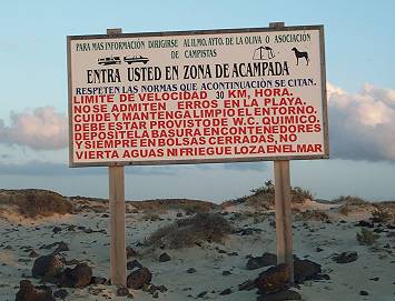 ... und nhern uns der "Campingzone" ...