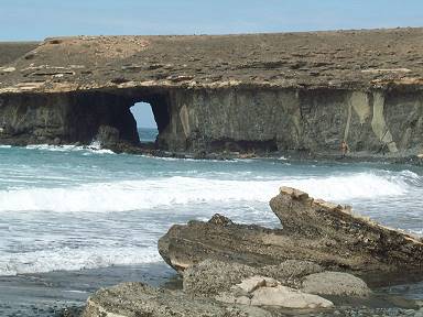 Entlang an der Playa de Garcey ...