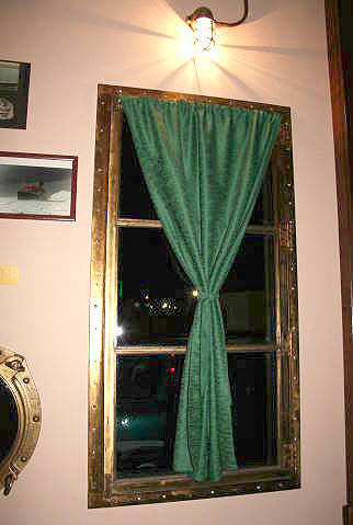 Fenster von Bord ...