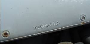 ... und eine Toilettenbrille "Made in USA" ...