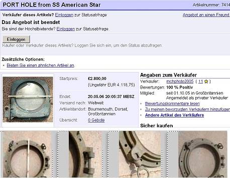 eBay - "Relics" ... 