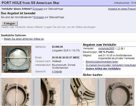 Germpel oder Wertgegenstand? Relikte bei eBay ... 
