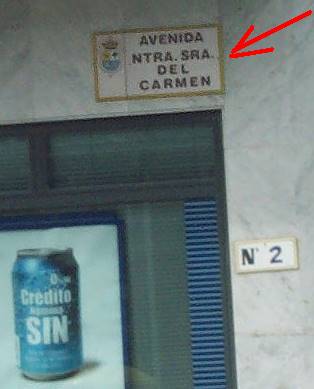 ... ehemals Avda Generalissimo Franco ... ... ehemals Avda Generalissimo Franco ...