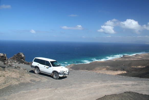 Auf dem Plateau am hchsten Punkt der Piste ...