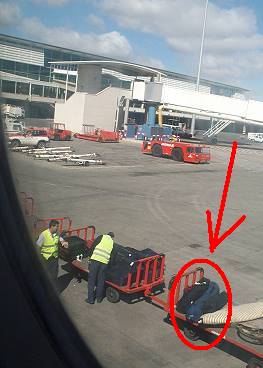 Wird unser Gepck durchsucht ..?