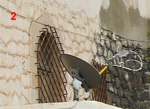 Satellitenkommunikation ber Reflektor