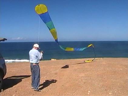 Es geht los: Die 30 m Schlange beim Start ...