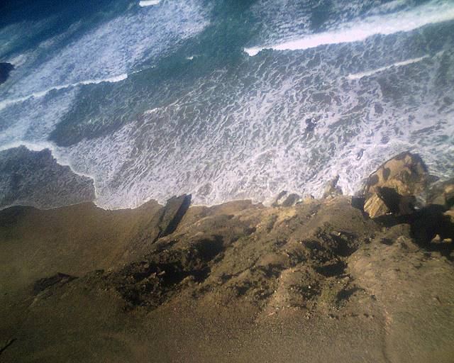 Erster Blick nach unten ...