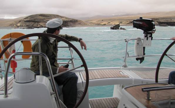 Ankern sollte man dort nur bei ruhigem Wetter!