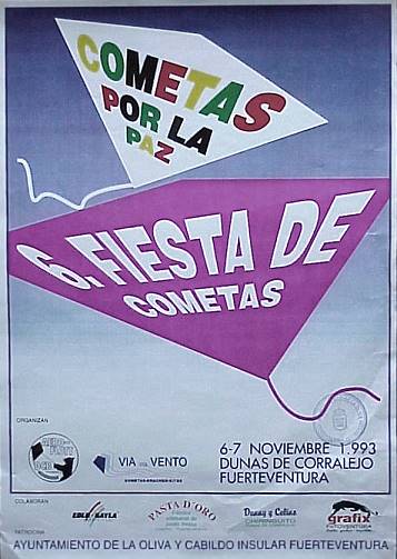 ... und auch 1993 wieder dabei: Bei der 6. Fiesta de Cometas ...