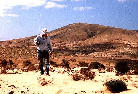 Mit Drachen auf die Dne von El Jablito ...