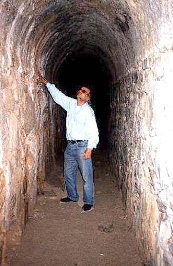 Tief im Inneren der Sperrmauer ...