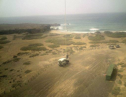 Luftaufnahmen am Baranco de Jarugo ...