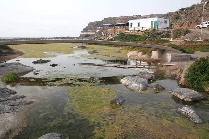 Und auch wieder: Ankunft an der Bar von Los Molinos ...