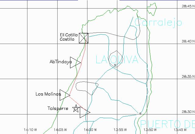 Die Tour entlang der Nordwestkste ...