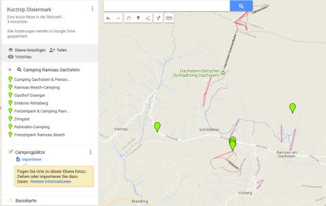 Campingpltze suchen ...