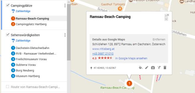Farbzuordnung der Zielsymbole ...
