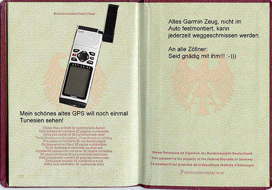 Eintragung in Reisepssen fr Tunesien?