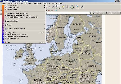Immer noch zu allererst: OZI-Explorer ...