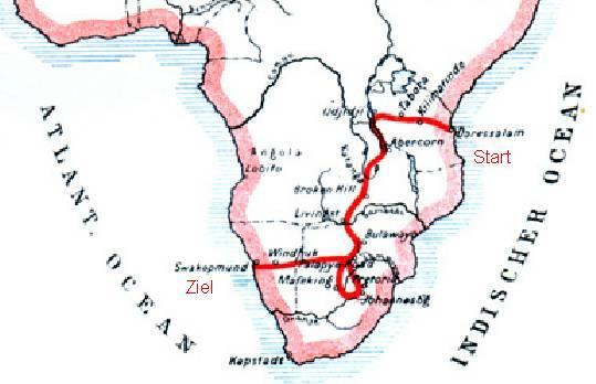Paul Graetz Tour quer durch Afrika ...