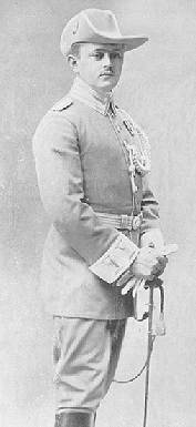 Paul Graetz 1902 bei seiner Versetzung zur Schutztruppe von Deutsch Ostafrika ...