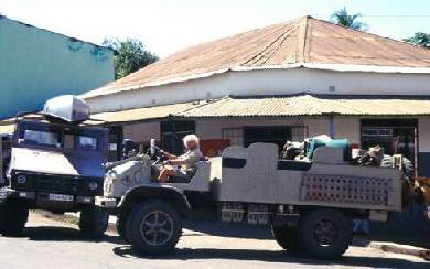 Das alte Livingstone Hotel. Heute ein Supermarkt ...