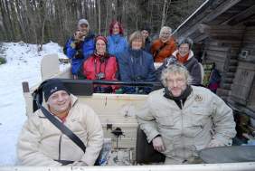 ... und natrlich ein Gamedrive im offenen Unimog ...