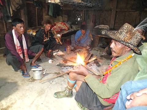 Jeder genehmigt sich ein Pfeifchen ...