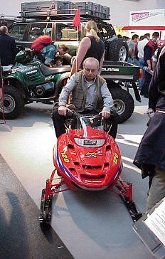 Mit dem Kinderschlitten ins Gelnde ...