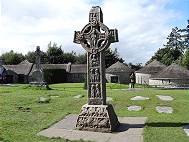 Clonmacnoise (2): Das berühmte "Cross of the Scriptures" ...