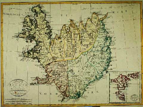 Karte von ca. 1800: Kalibrierung kein Problem!