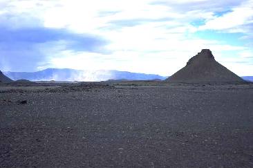 Ein Sandsturm braut sich zusammen ...