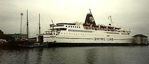 Mit der Norrna in Thorshavn ...