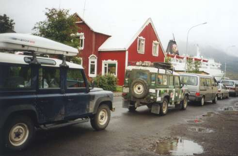 Bekannter Lindwurm in Seydisfjrdur ...