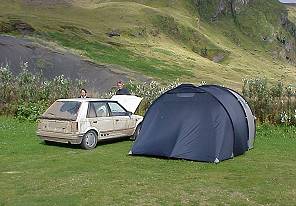 Gestrandet in Vik ...