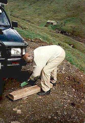 Basteln eines Stellplatzes bei Vestmanna ...