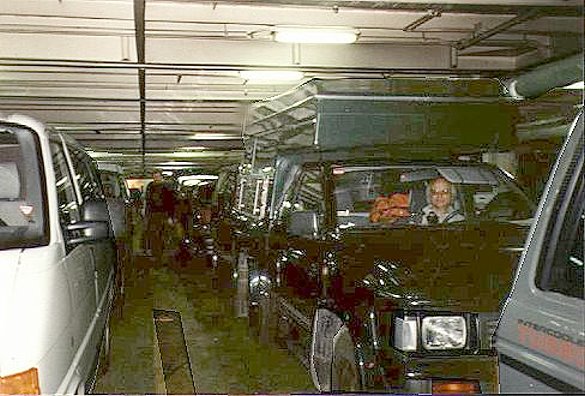 Unter Deck an Bord der Norrna ...