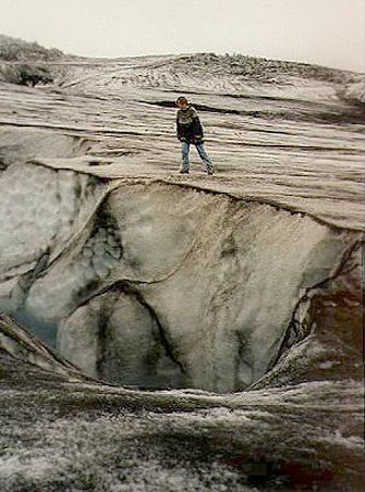 Auf dem Gletscher am Kverkfjll ...