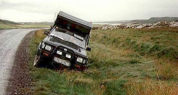 Eine Pistenrandsau am Pistenrand ...