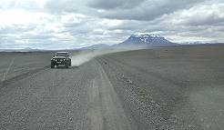 Anfahrt zur Askja, Herdubreid im Hintergrund ...