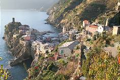 Blick auf Vernazza ohne Katze ...