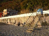 Die Abendsonne am Meer muss man genieen ...