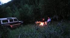 Verdiente Ruhe am Lagerfeuer ... Verdiente Ruhe am Lagerfeuer ...