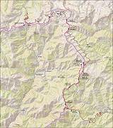 Verlauf der alten Militärstraße (Bild: Wikipedia) Verlauf der alten Militärstraße (Bild: Wikipedia)